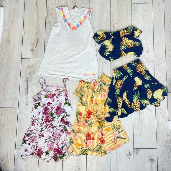 Girls Dress & Romper Bundle size 5/6 - Picture 6 of 16